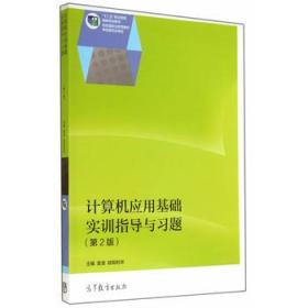 计算机应用基础实训指导与习题（第2版） 姜波 欧阳利华 9787040403442