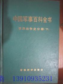 中国军事百科全书 世界战争史分册 下