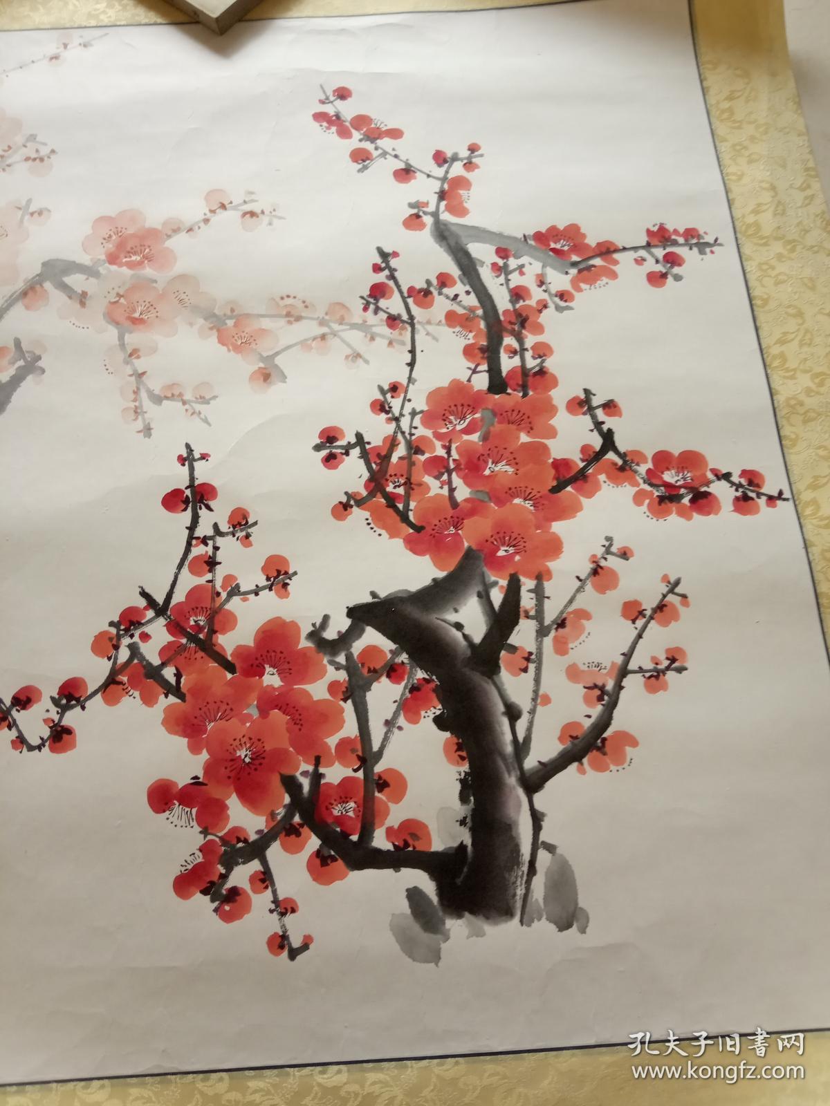 著名西域画家:张春雷 绘画4幅合售 约67x67cm