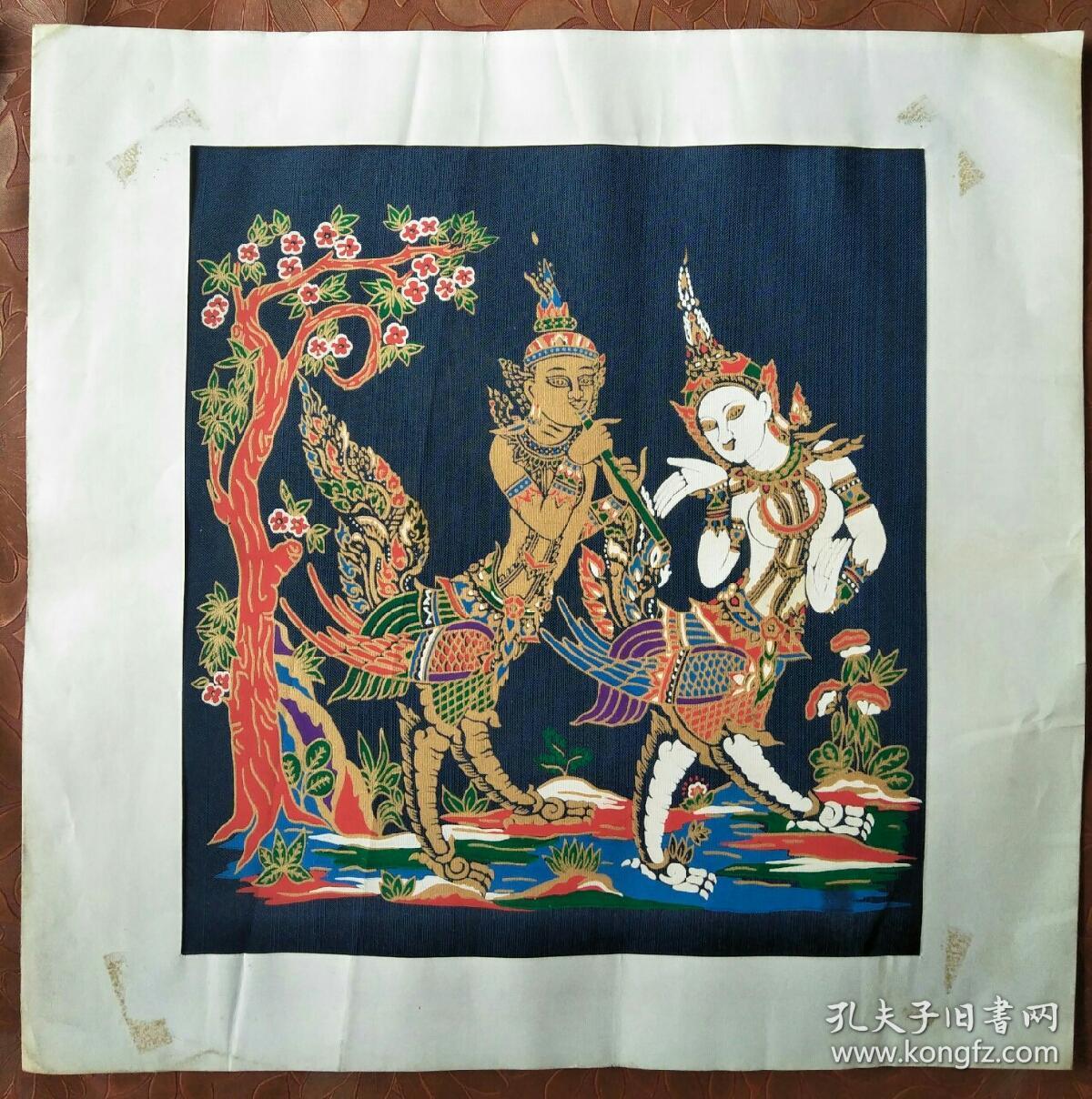 watphrakaeo玉佛寺(泰国)手绘画片6张