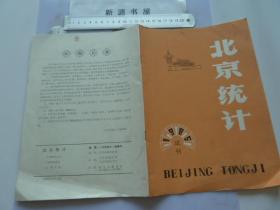 北京统计（1985年试刊）第一期