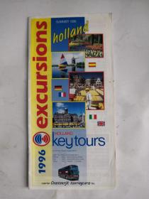 荷兰旅游图（1996年，英文）