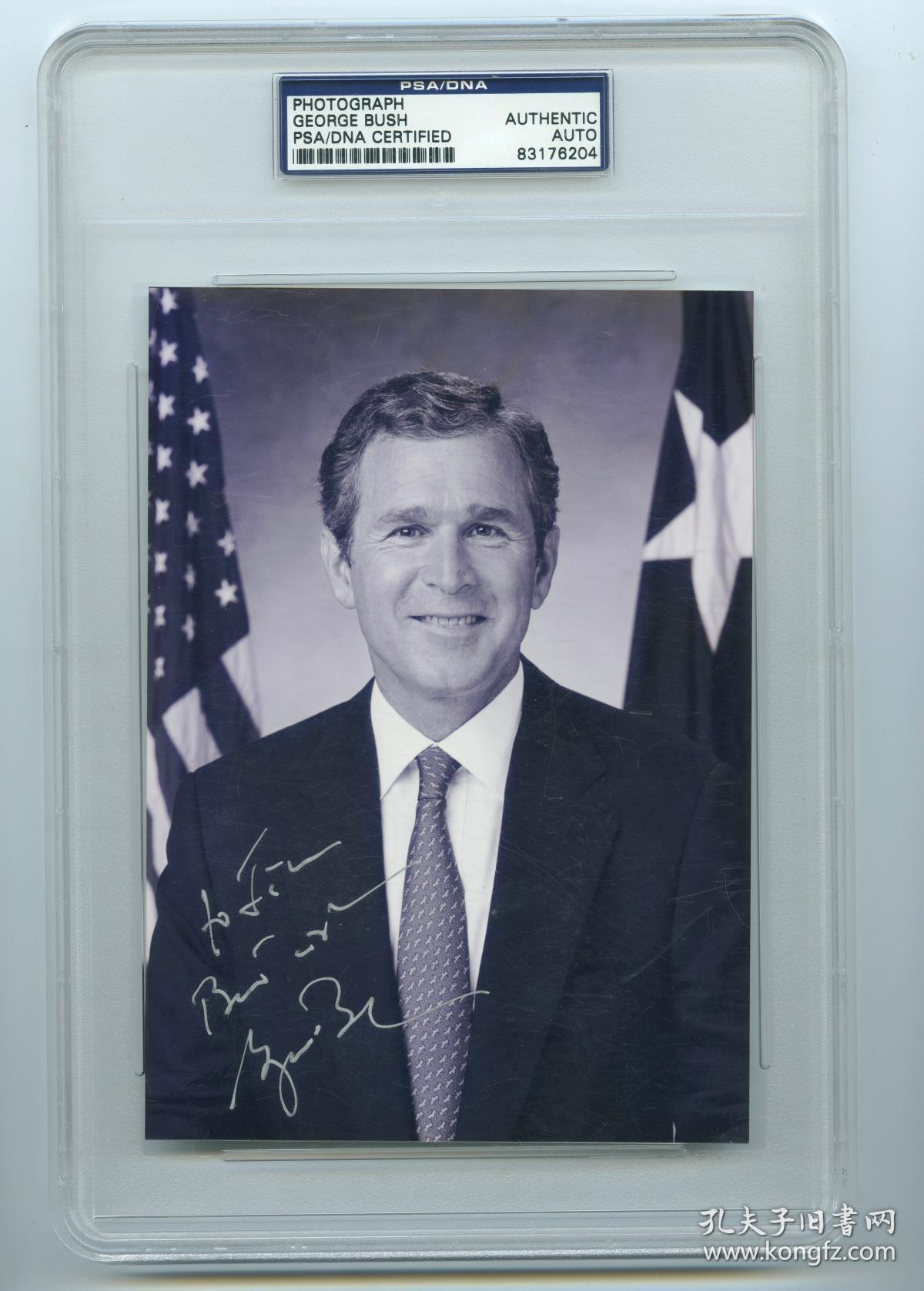 2001年-2009年担任美国第43任(第54届-第55届)总统乔治·沃克·布什