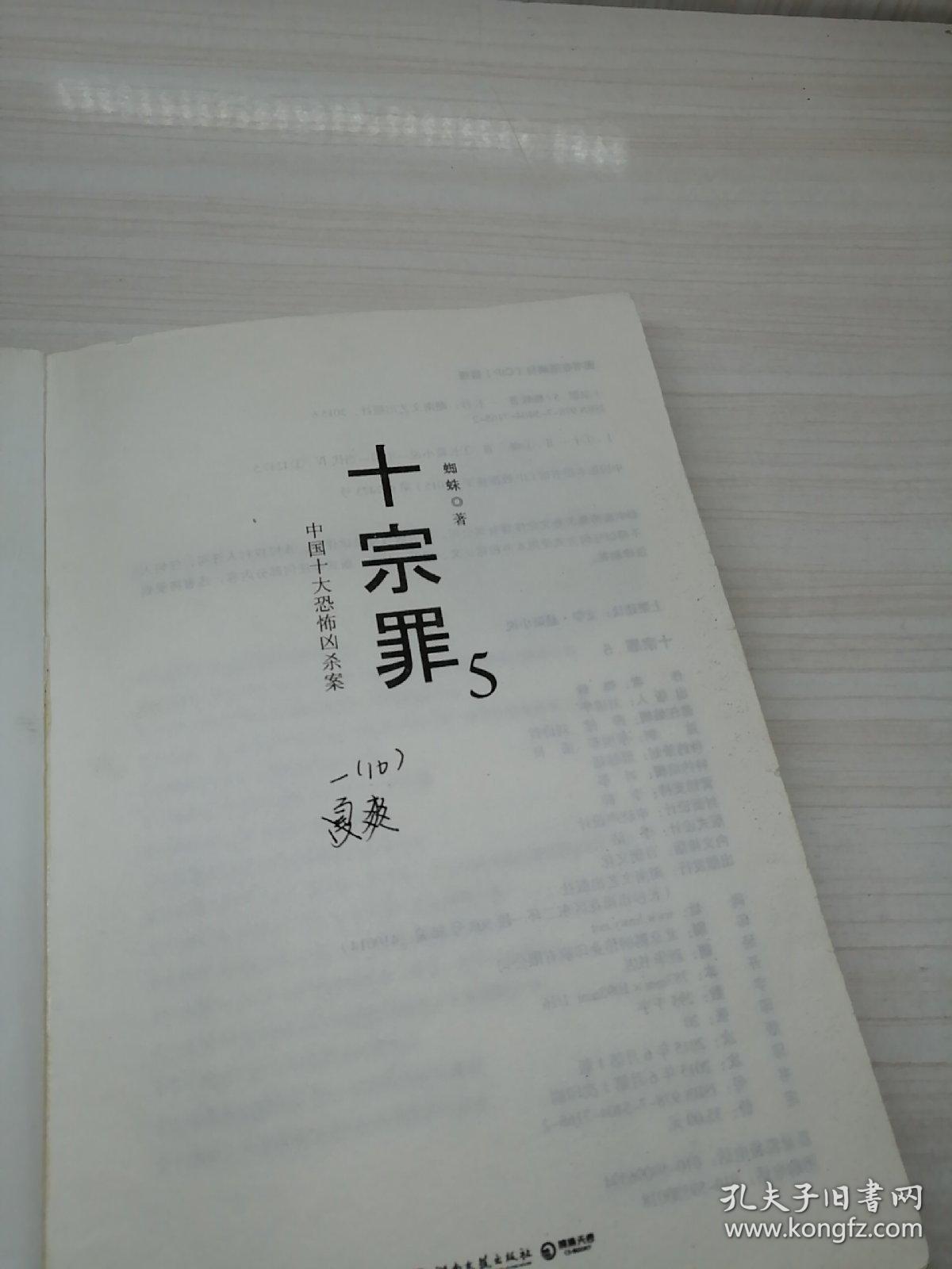 十宗罪5:中国十大凶杀案