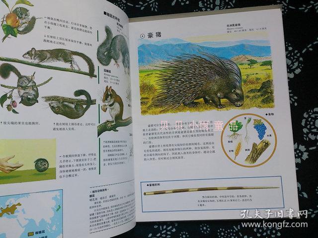 绝版*世界动物图鉴* 第三辑(哺乳动物4册)台湾光复引进!