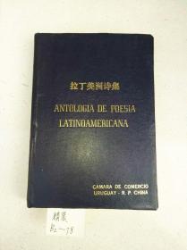 原装英文版 拉丁美洲诗集ANTOLOGIA DE  POESIA  LATINOAMERICANA（精装本 稀有本 ）