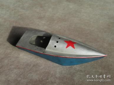 670年代 铁皮小火轮玩具 铁皮船 点蜡烛就能走