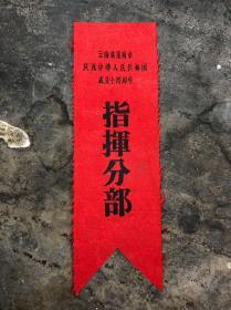 云南省昆明市庆祝中华人民共和国成立十四周年指挥分部，胸标
