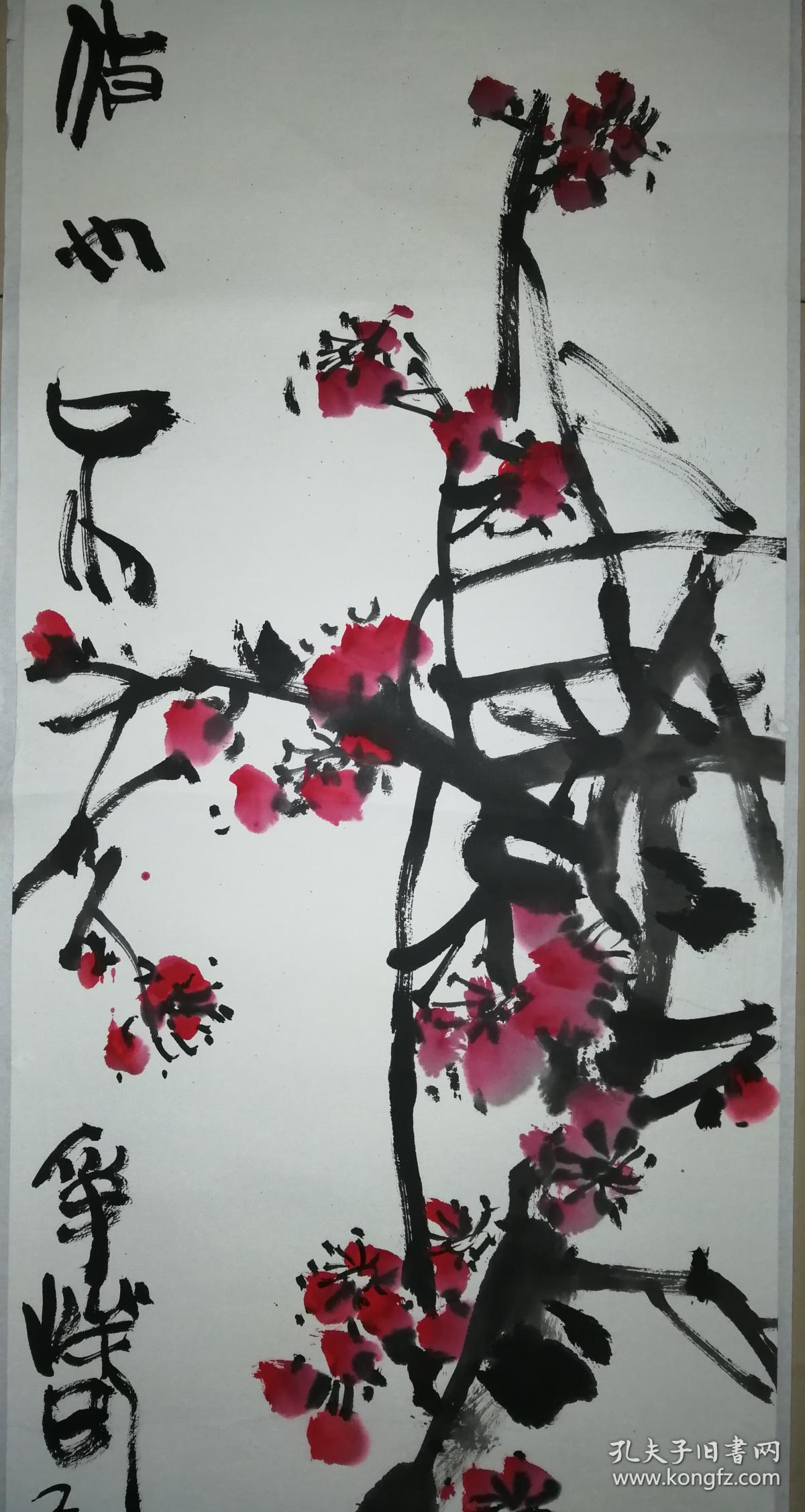 当代著名画家韩青阿青大写意花鸟10一幅保真