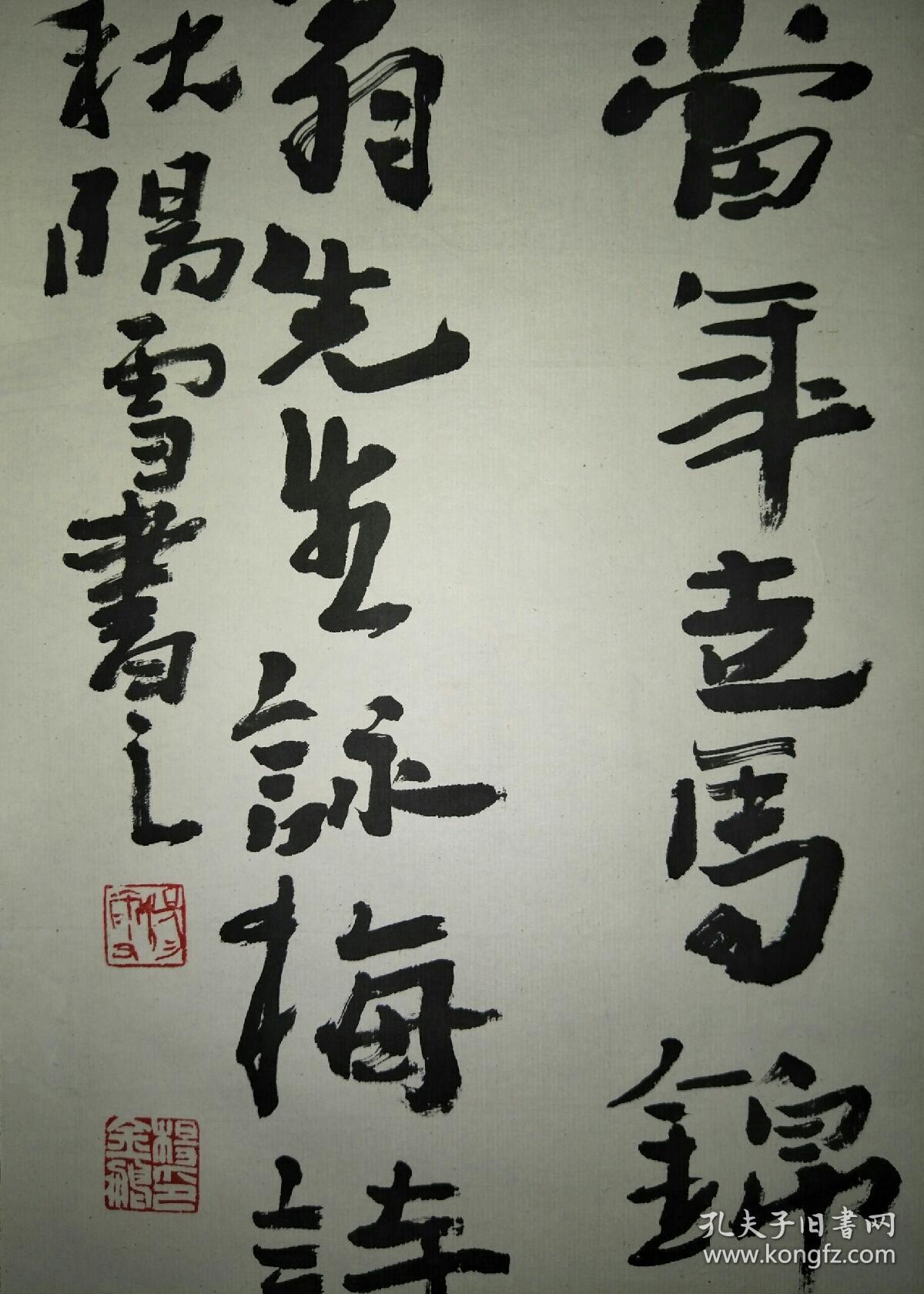 保真书画杨金鹏甘肃省书法家协会理事中原书画研究院艺术顾问书法sh