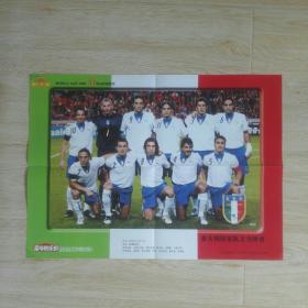 意大利队 2006阵容 足球俱乐部海报