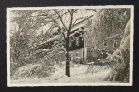 6#1941年3月2日德国古屋雪景明信片
