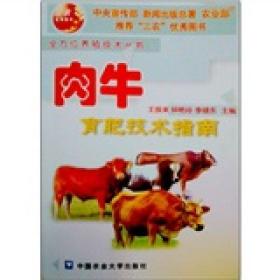 养牛技术书籍 肉牛育肥技术指南