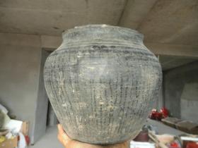 罐子 坛子 黑陶罐 民俗老物件 陶器 老陶器
