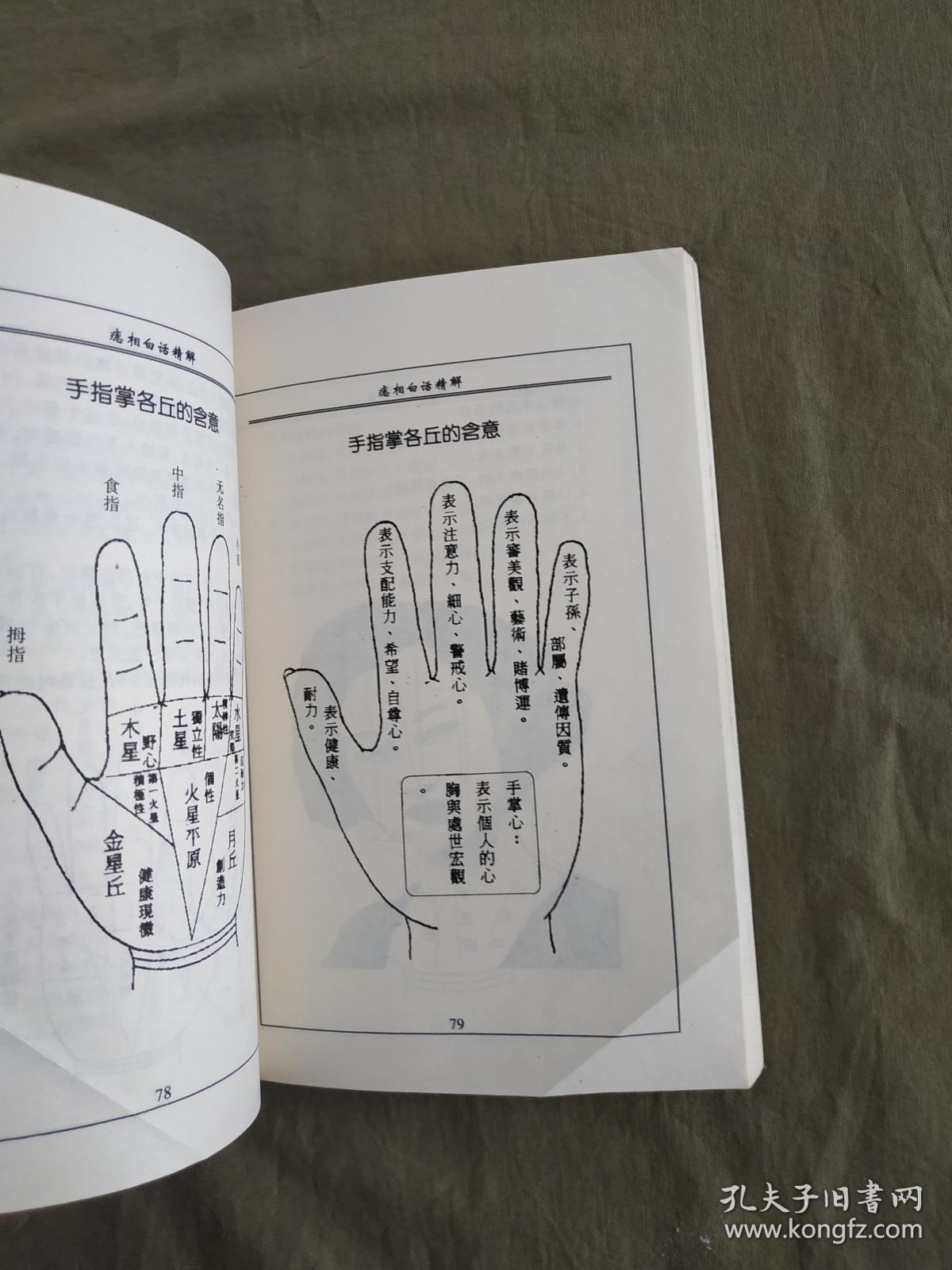 痣相白话精解:大32开1997年一版一印本书分两部分"痣相白话精解与人相