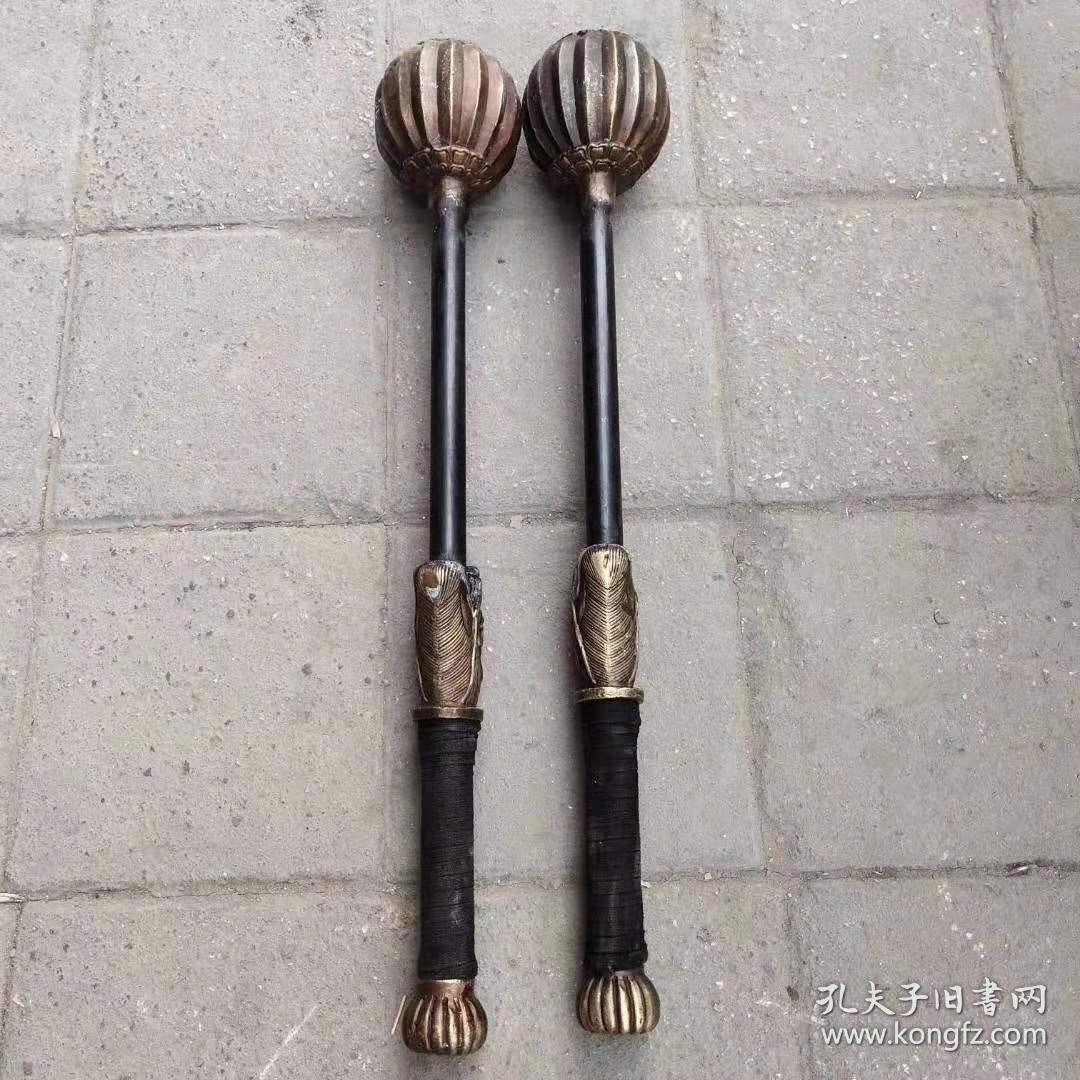 十八般兵器流星锤一对尺寸如图重3120克特价包邮