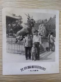 老照片：北京颐和园留影 1984