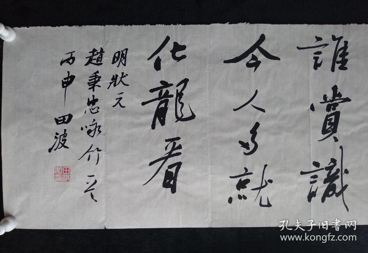 中国书法家协会会员田波书法赵秉忠诗