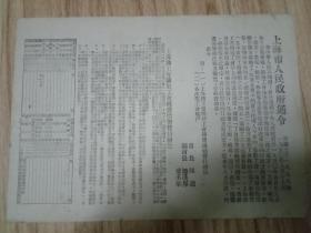 1950年上海市政府通令