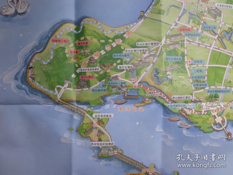 东起胥口古镇,南临太湖,西拥渔洋山,北依穹窿山,连接太湖长沙岛叶山岛