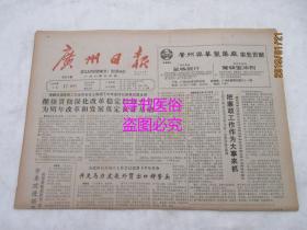 老报纸：广州日报 1988年7月17日 总第9022号——龙潭村事件真相大白、开在生命春天里的花、来自广州的阔客、中国军装大改革