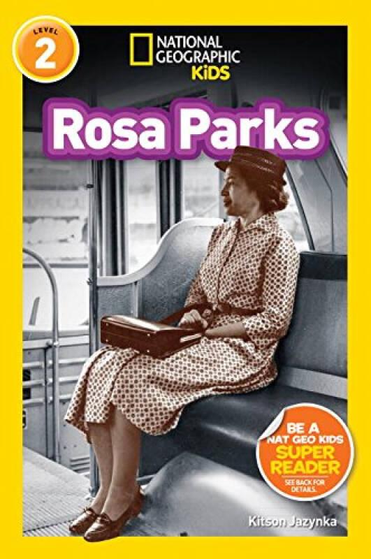 英文原版National Geographic Kids Readers: Rosa Parks罗莎帕克斯 国家地理分级阅读Level 2