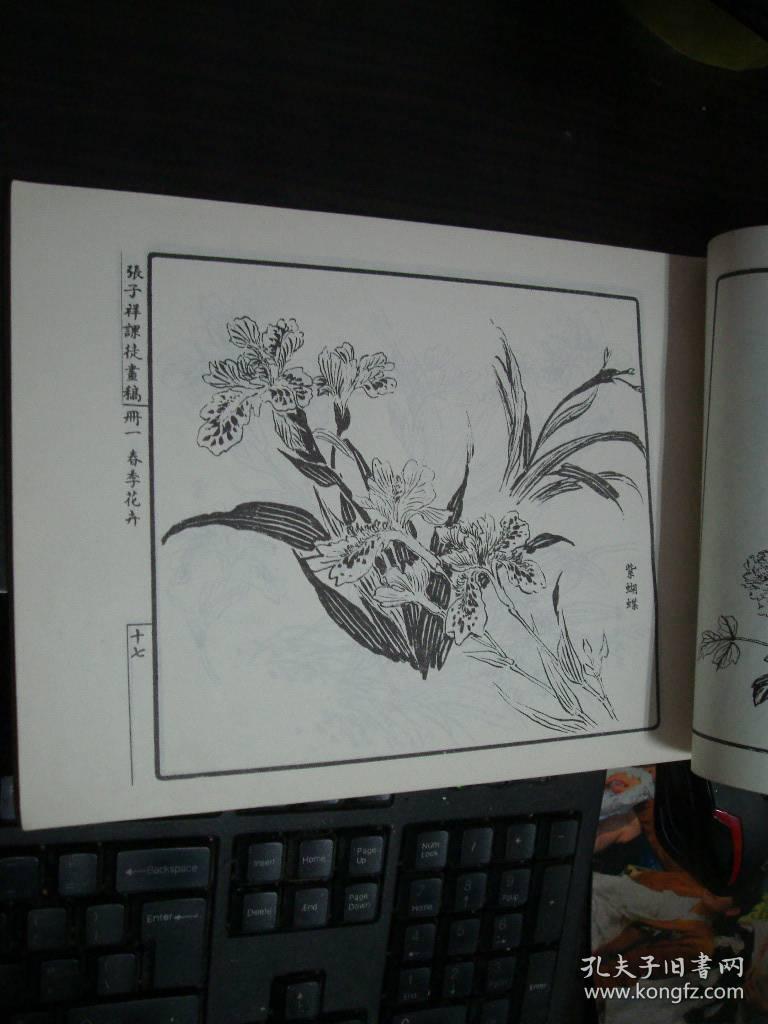 张子祥课徒画稿横16开本