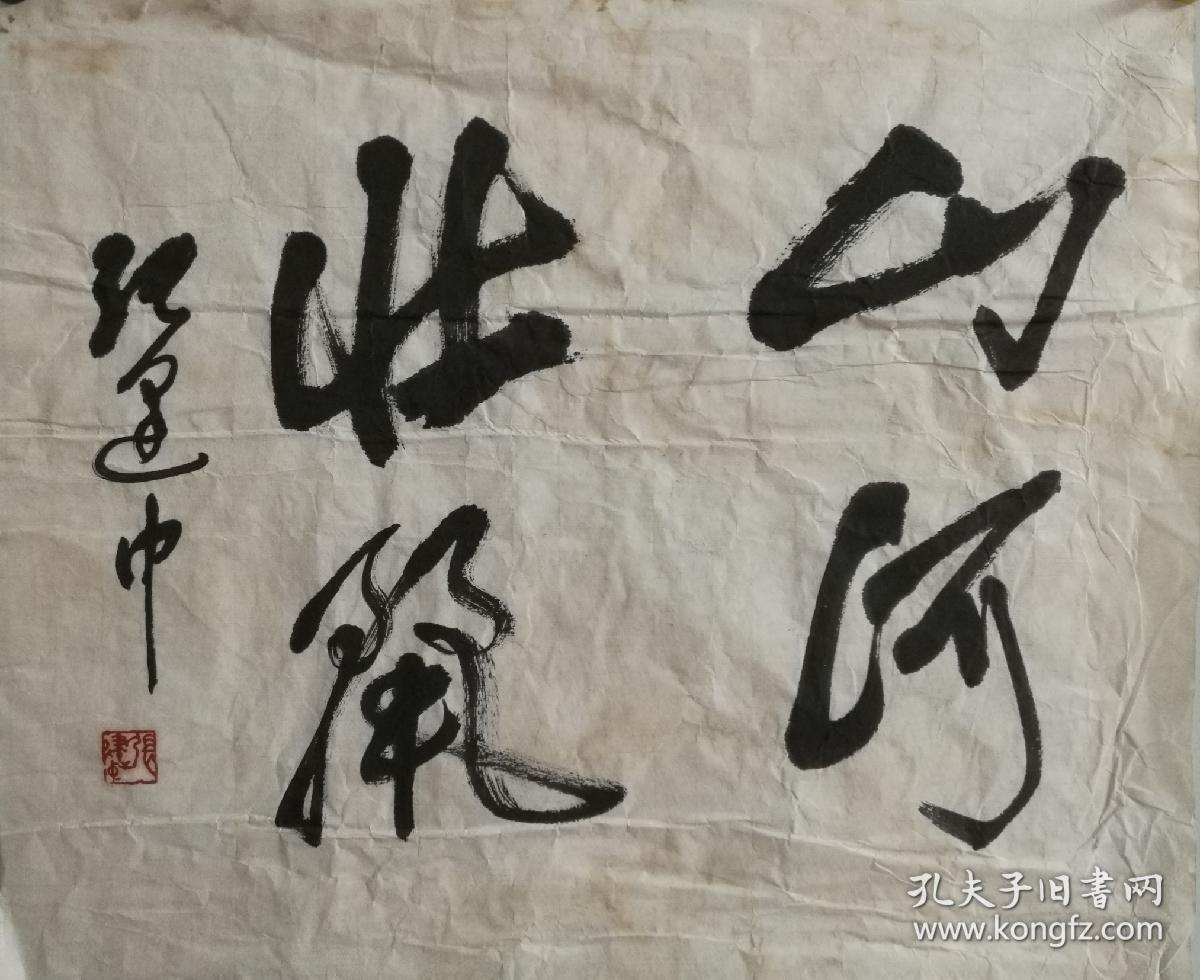 张建中书法山河壮丽买家自鉴暂估价