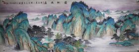 国家一级美术师李老师纯手绘小六尺精品山水