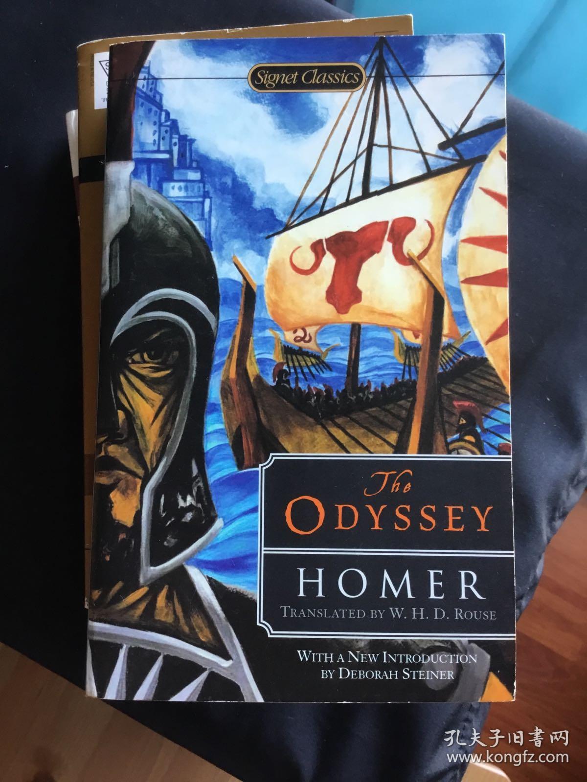 荷马史诗英文版 homer odyssey