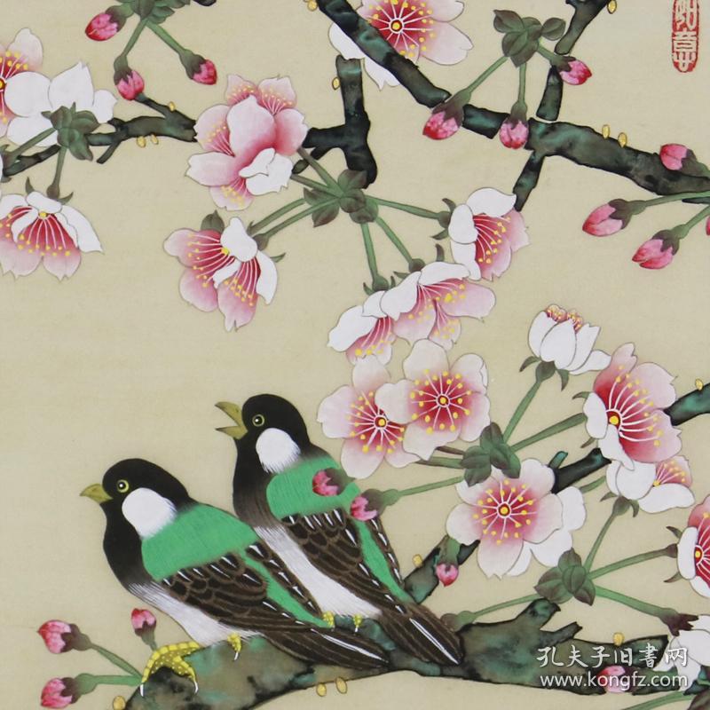 桃李不言甜蜜吉祥精品工笔国画r1389张老师