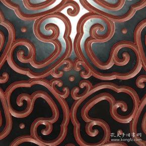 云纹漆器盘子 漆器大盘子