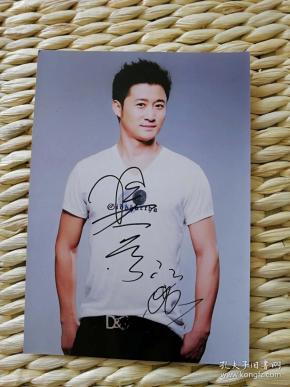 【超珍罕 著名演员 吴京 签名 7寸 照片 】==== 保真 来自知名藏友