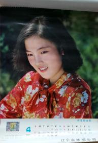 旧藏挂历 1982年人物时装摄影13全 辽宁省丝绸公司