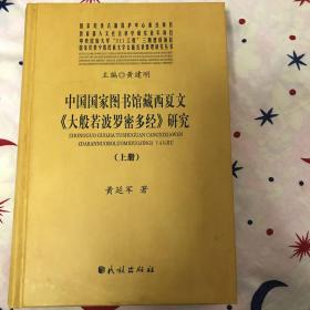中国国家图书馆藏西夏文《大般若波罗密多经》研究(上下两册)