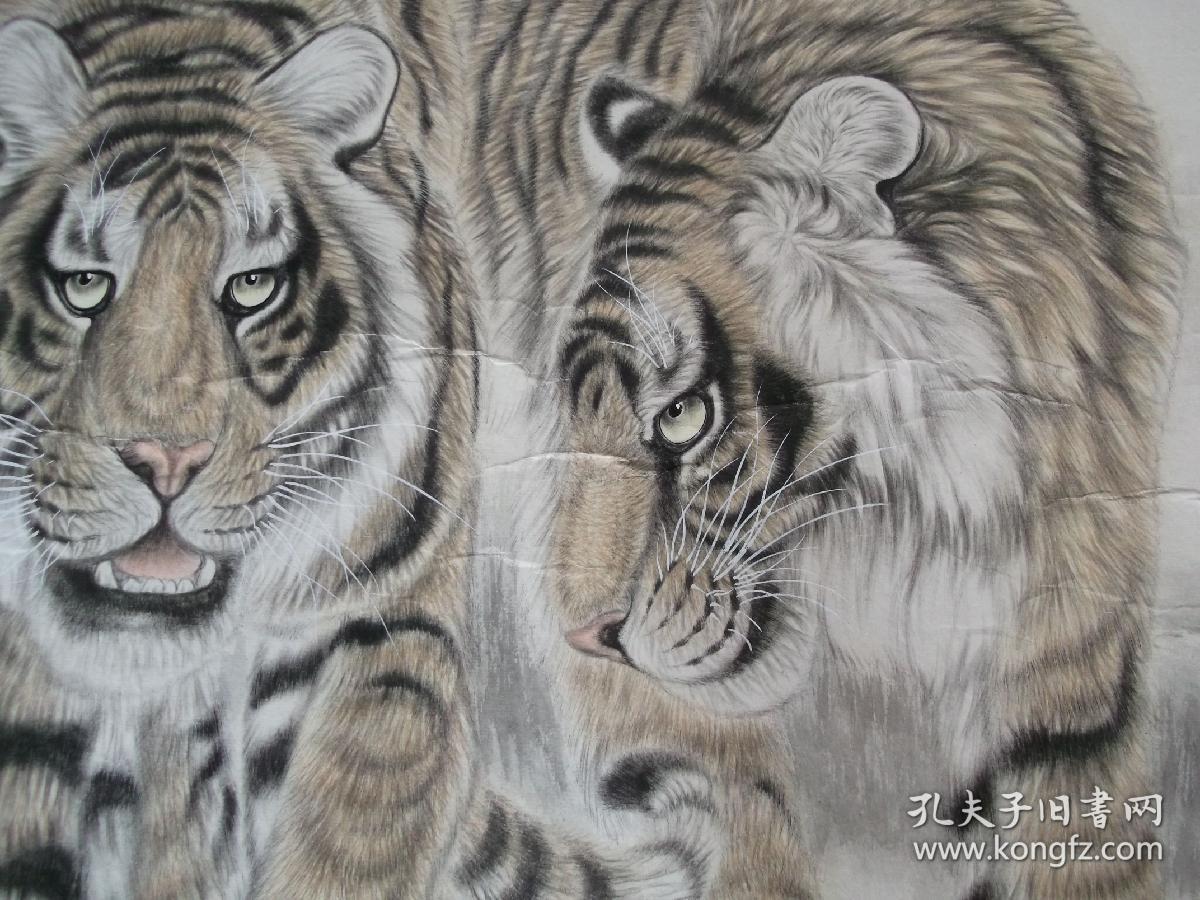 冯大中五虎图精品 敢超全网五虎图