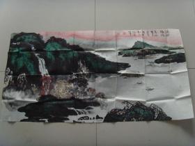 白桂芹：畫：漁歌唱晚（黑龍江省美術家協會會員，中國書畫家協會名譽副主席；中國領導干部網書畫研究院副院長；世界華人華僑社團聯合會理事；中國美術家協會會員）（帶簡介）