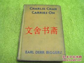 CHARLIE CHAN CARRIES ON 英文原版 精装