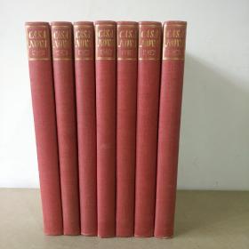 1940年 限量版俱乐部《卡萨诺瓦回忆录》 精装2--8大卷 限量1500部