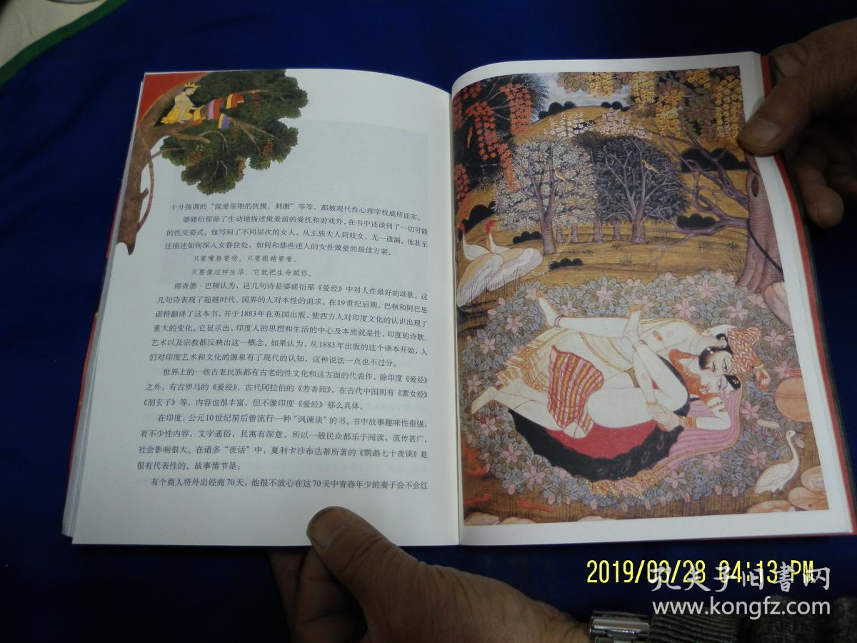 爱经与秘戏中国与印度的性文化探秘16开彩图本全是中印古代名画和照片
