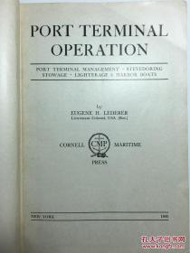 港口码头操作手册Port Terminal Operation 1945年