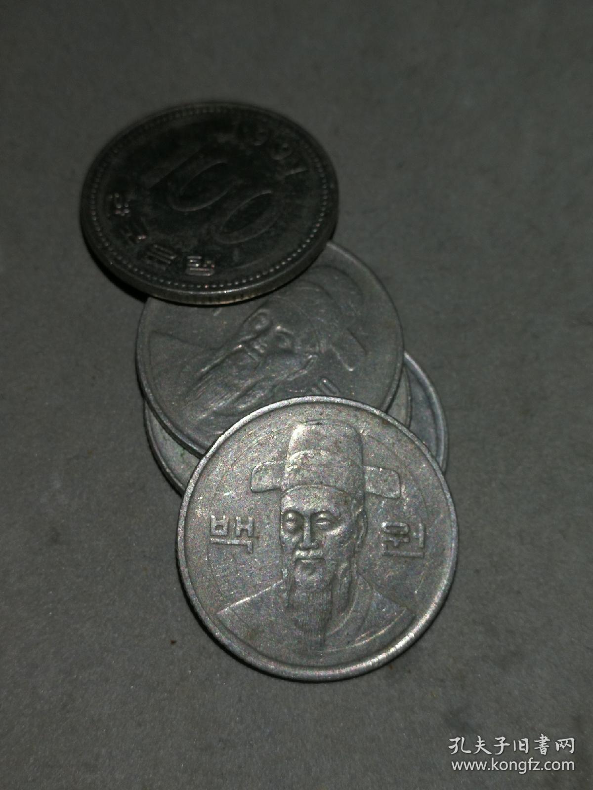 5枚外币帽子币,上世纪八九十年代到本世纪初页.