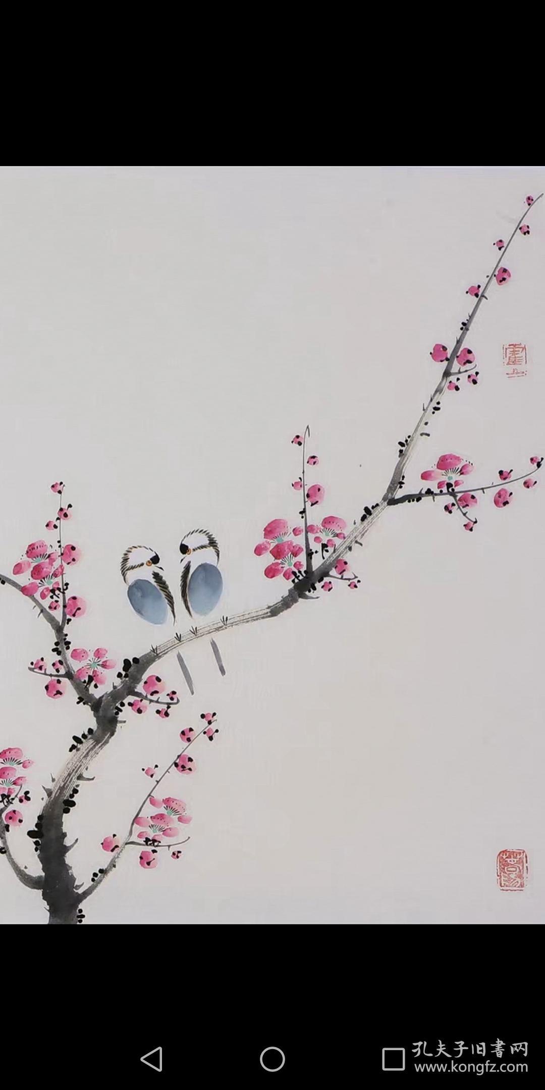 名家霍春阳花鸟国画梅花纯手绘