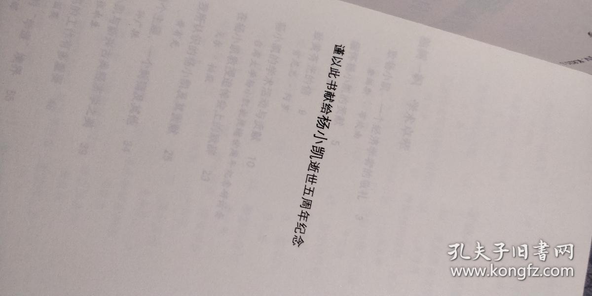 站在经济学的高坡上:杨小凯纪念文集