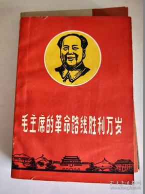 毛主席的革命路线胜利万岁--党内两条路线斗争大事记（1921·7--1969·4）书口稍有水迹