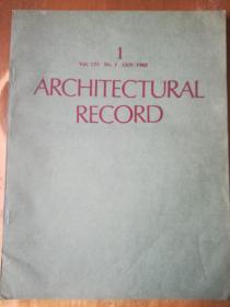 architectural record（1985，JAN，1）（英文）（建筑实录？）