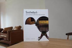 Sotheby' 苏富比 拍卖画册 欧洲老家具特集 瓷器 绝版