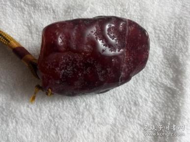 天然红玛瑙手把件