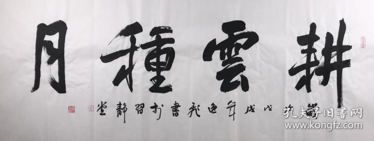 保真实力书法家唐逸飞作品耕云种月