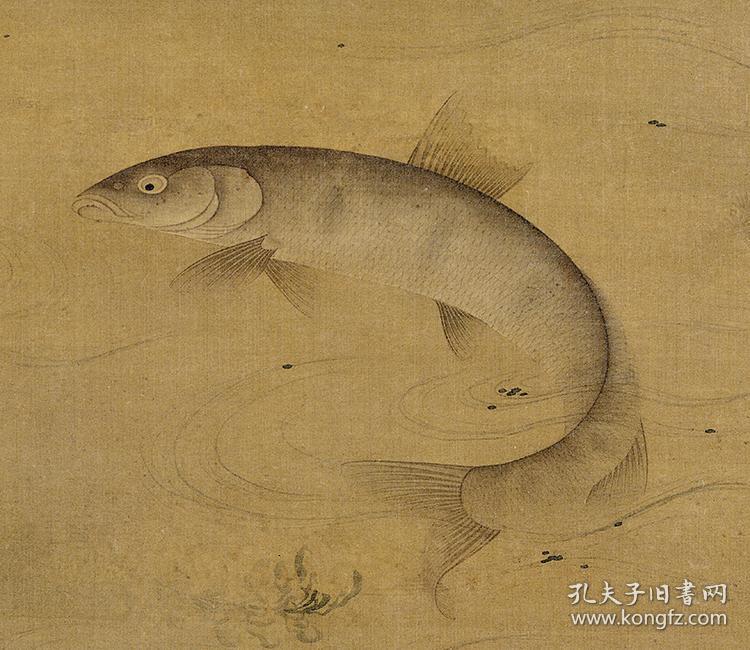 明 缪辅 鱼藻图(轴)171.